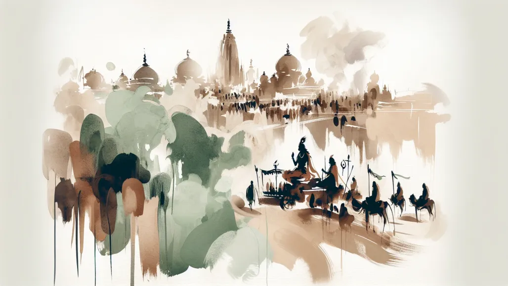 When God Became a Charioteer: The Battlefield Where Eternity Meets Human Crisis